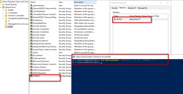 Powershell add remove users to group Active Directory