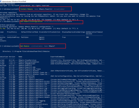 VMware PowerCLI Kurulumu Nasıl Yapılır ?