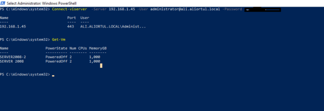 Powercli connect vcenter