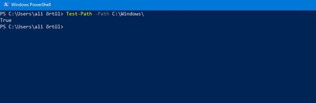 Powershell test-path